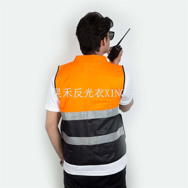 เสื้อชูชีพสะท้อนแสงเพื่อความปลอดภัย Hi-Vis สำหรับงานก่อสร้าง