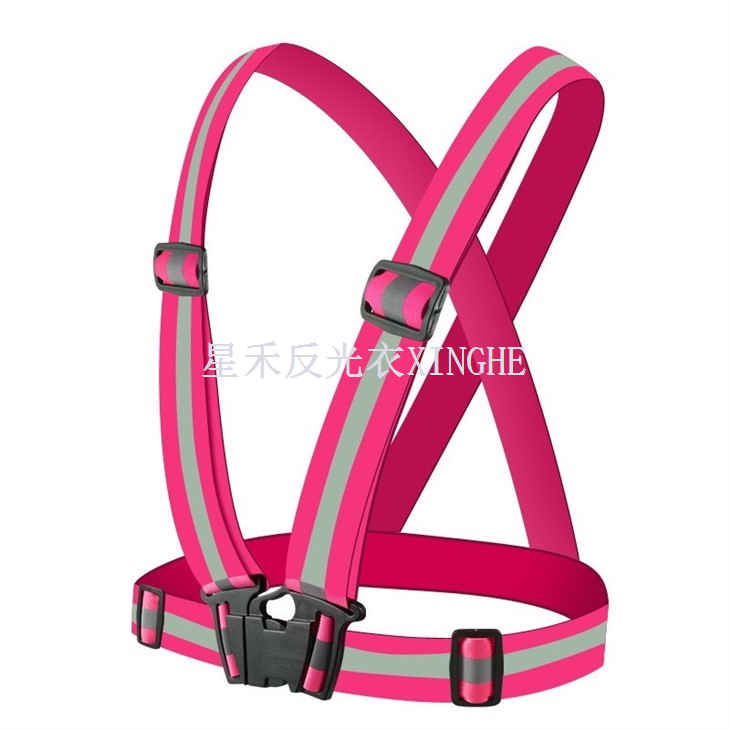 High Visibility Adjustable Night Running Security Reflective Safety Vest Belt