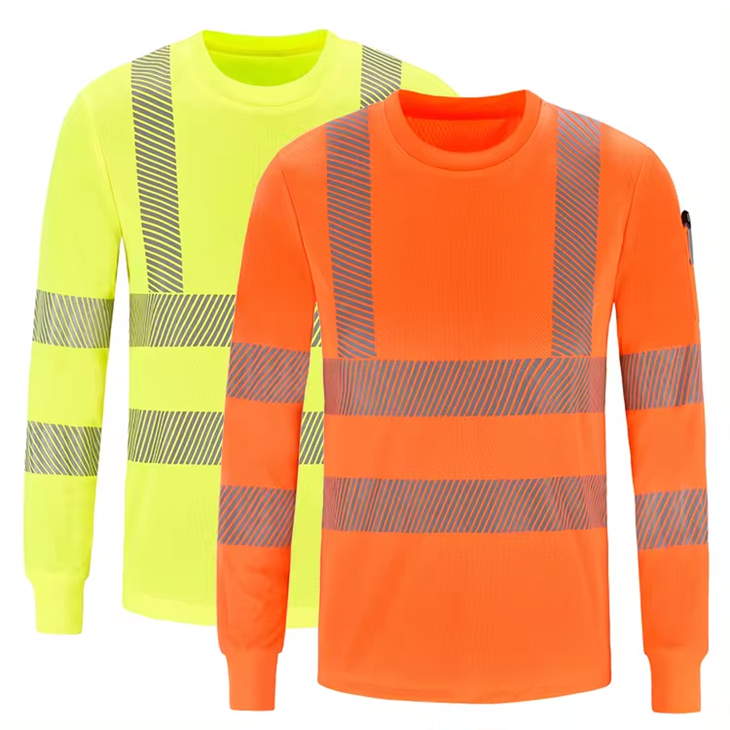 เสื้อโปโล Hi Vis พร้อมกระเป๋า