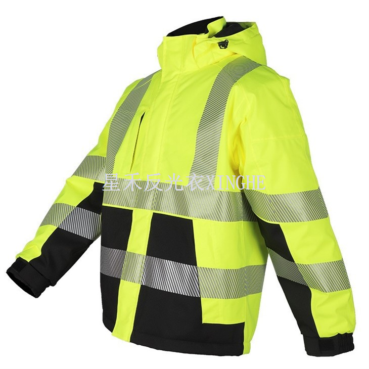 เสื้อแจ็คเก็ตสารหน่วงไฟสะท้อนแสง